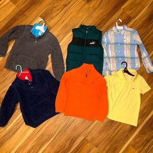 Lot of 6 boys size 6 items all like new